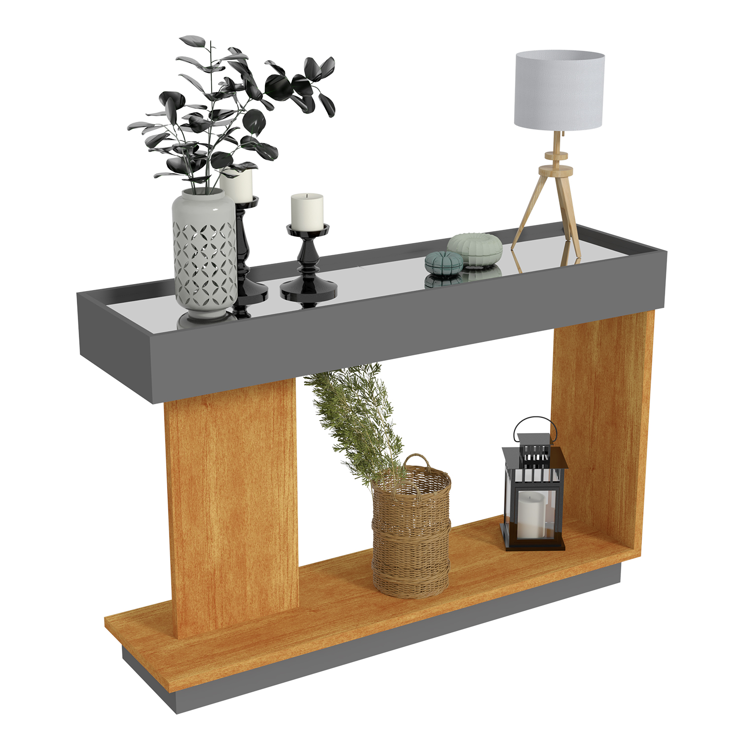 Aparador Dunas Freijó / Grafite