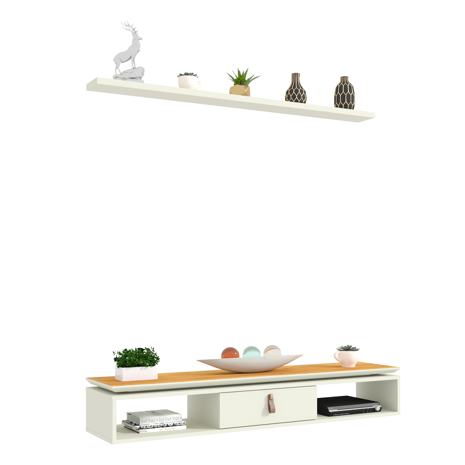 Bancada Suspensa Angra Freijó / Off White