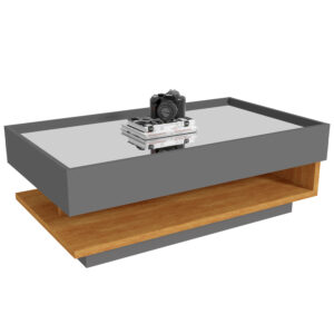 Mesa de Centro Dunas Freijó / Grafite