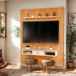 Painel Suecia Freijó / Off White