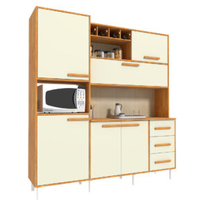 Kit Cozinha Sofia New 6 Portas 3 Gavetas