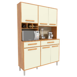 Kit de Cozinha Vegas 6 Portas 2 Gavetas