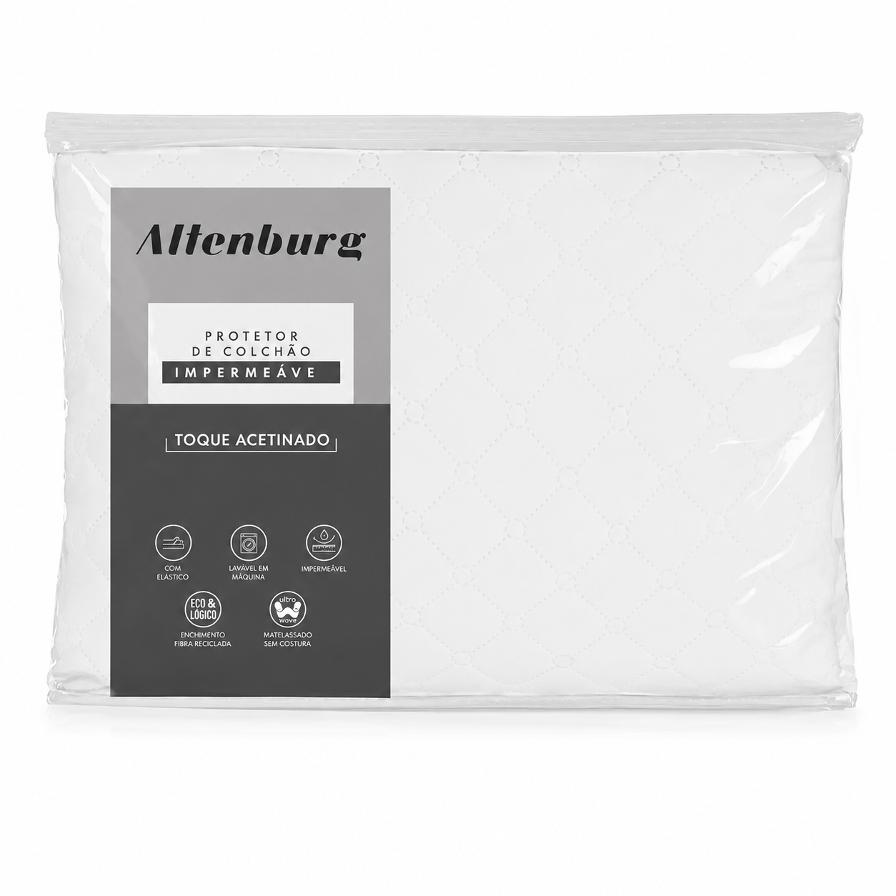 Protetor de Colchão Impermeavel Toque Acetinado King