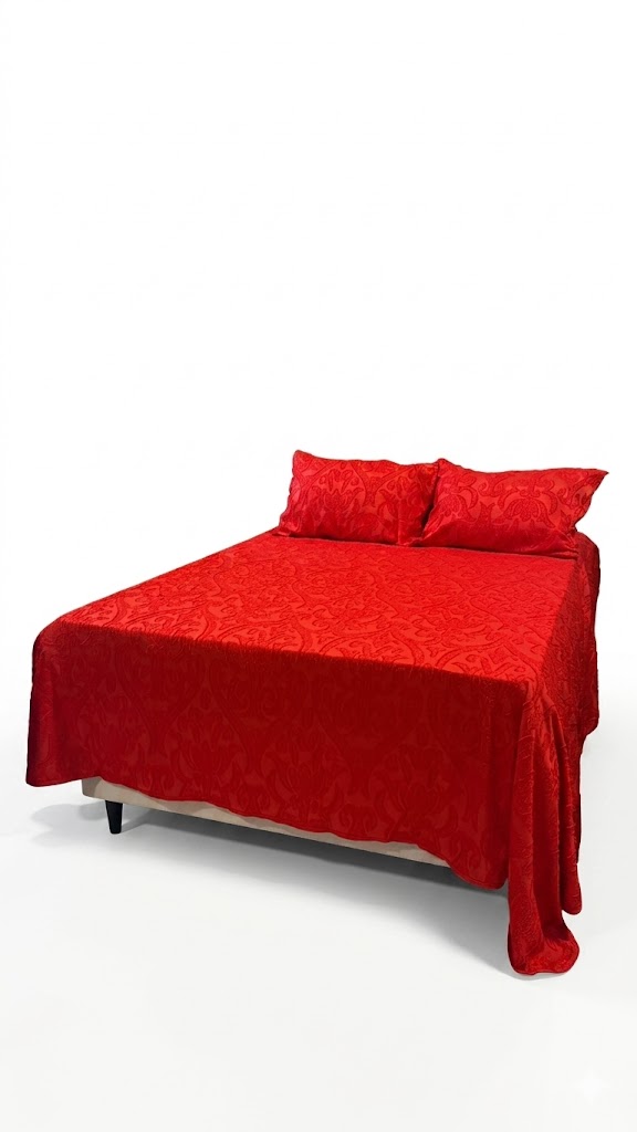 Colcha Flower Cut Bordada Casal